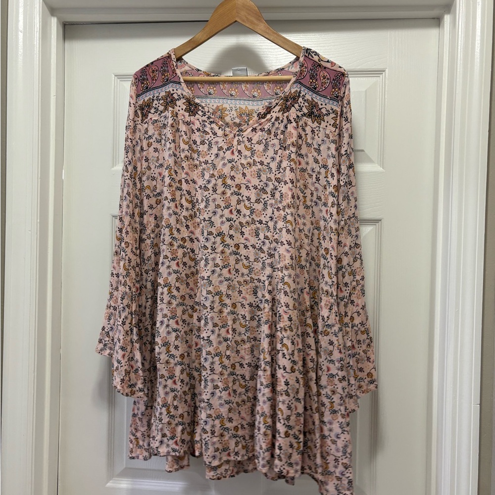 Patrons Of Peace Floral Pink Women's Dress